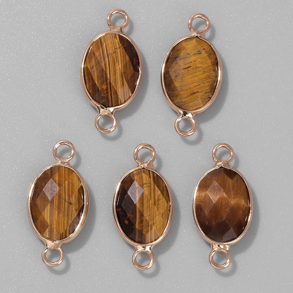Vintage Fashion Jewelry Necklaces - Facetada Pedra Natural Pingentes, Olho de