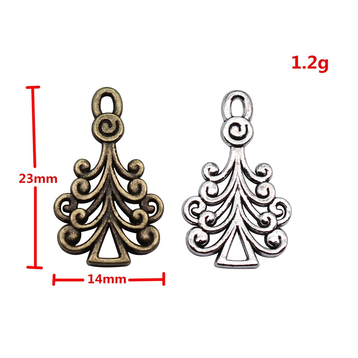 Vintage Fashion Jewelry Necklaces - Pingente de Sino de Natal em