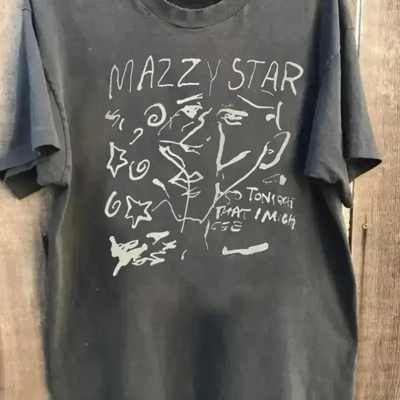 Band Tee Faded 90S - Camiseta VTG dos anos 90, reimpressão
