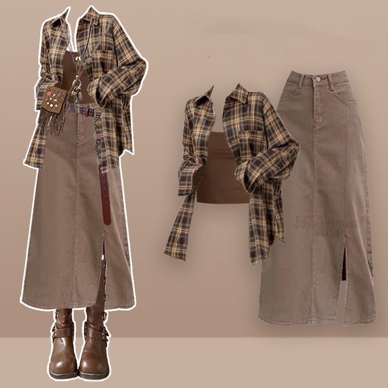 Vintage Fashion Jersey - Conjunto Feminino de 3 Peças: Camisa