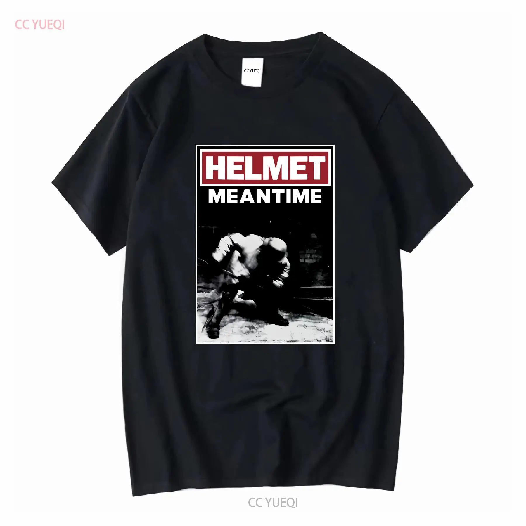 Vintage Fashion Jersey - Capacete meantime t camisa rock band
