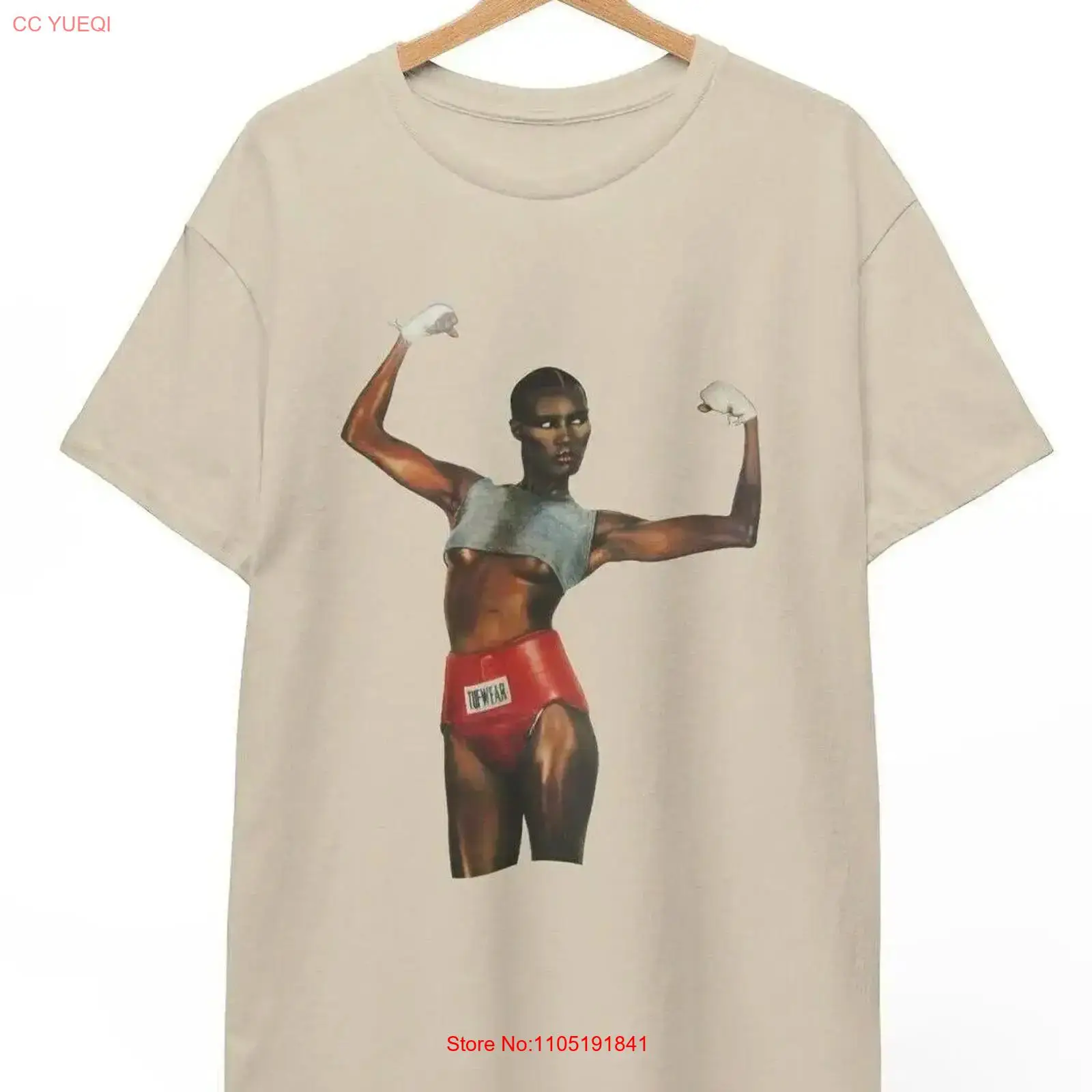 Vintage Fashion Jersey - Grace jones puxar para cima da