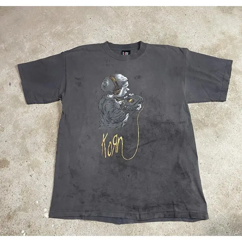 Camiseta vintage KORN Follow T - Band Tee Faded 90S avaliação e preço