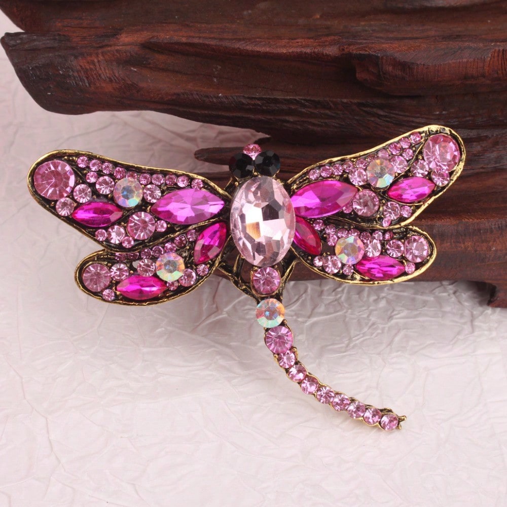 Broche Vintage em Tom Dourado  - Vintage Fashion Retro Outfit avaliação e preço