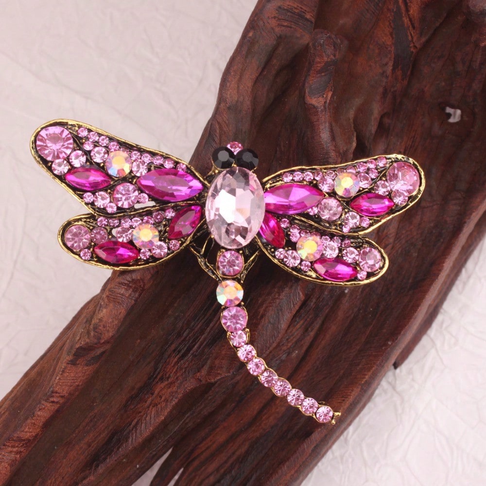Broche Vintage em Tom Dourado  - Vintage Fashion Retro Outfit avaliação e preço