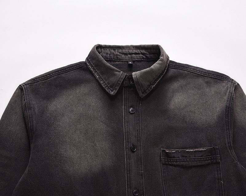 Jaqueta Jeans Masculina Rasgad - Vintage Fashion Jacket avaliação e preço