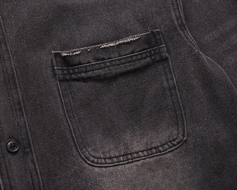 Jaqueta Jeans Masculina Rasgad - Vintage Fashion Jacket avaliação e preço