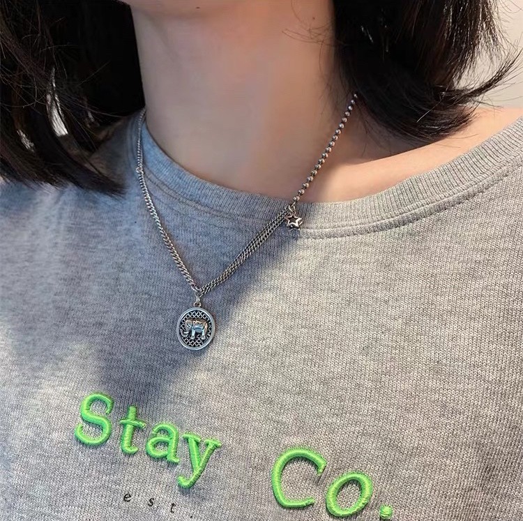 Colar vintage de elefante em p - Vintage Fashion Instagram avaliação e preço