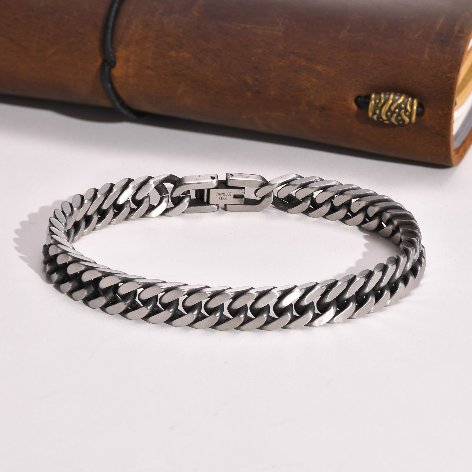 Pulseiras de corrente cubana r - Vintage Fashion Retro Outfit avaliação e preço