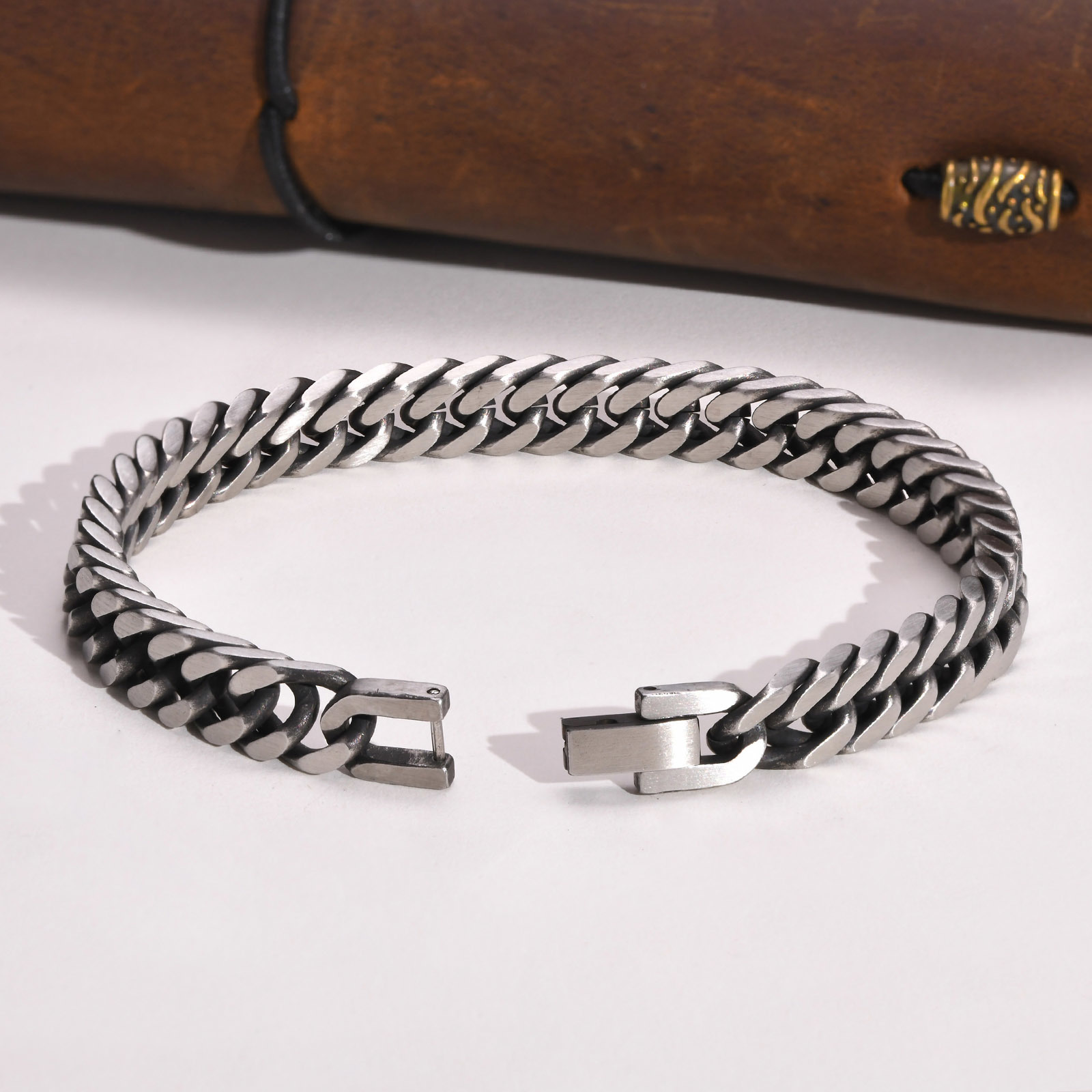 Pulseiras de corrente cubana r - Vintage Fashion Retro Outfit avaliação e preço