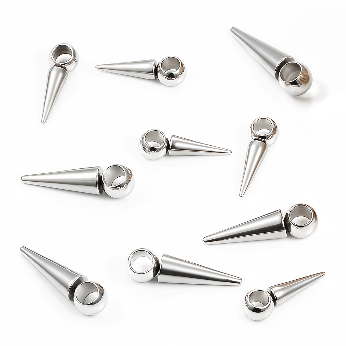10 pçs retro cone encantos pin - Vintage Fashion Jewelry Necklaces avaliação e preço