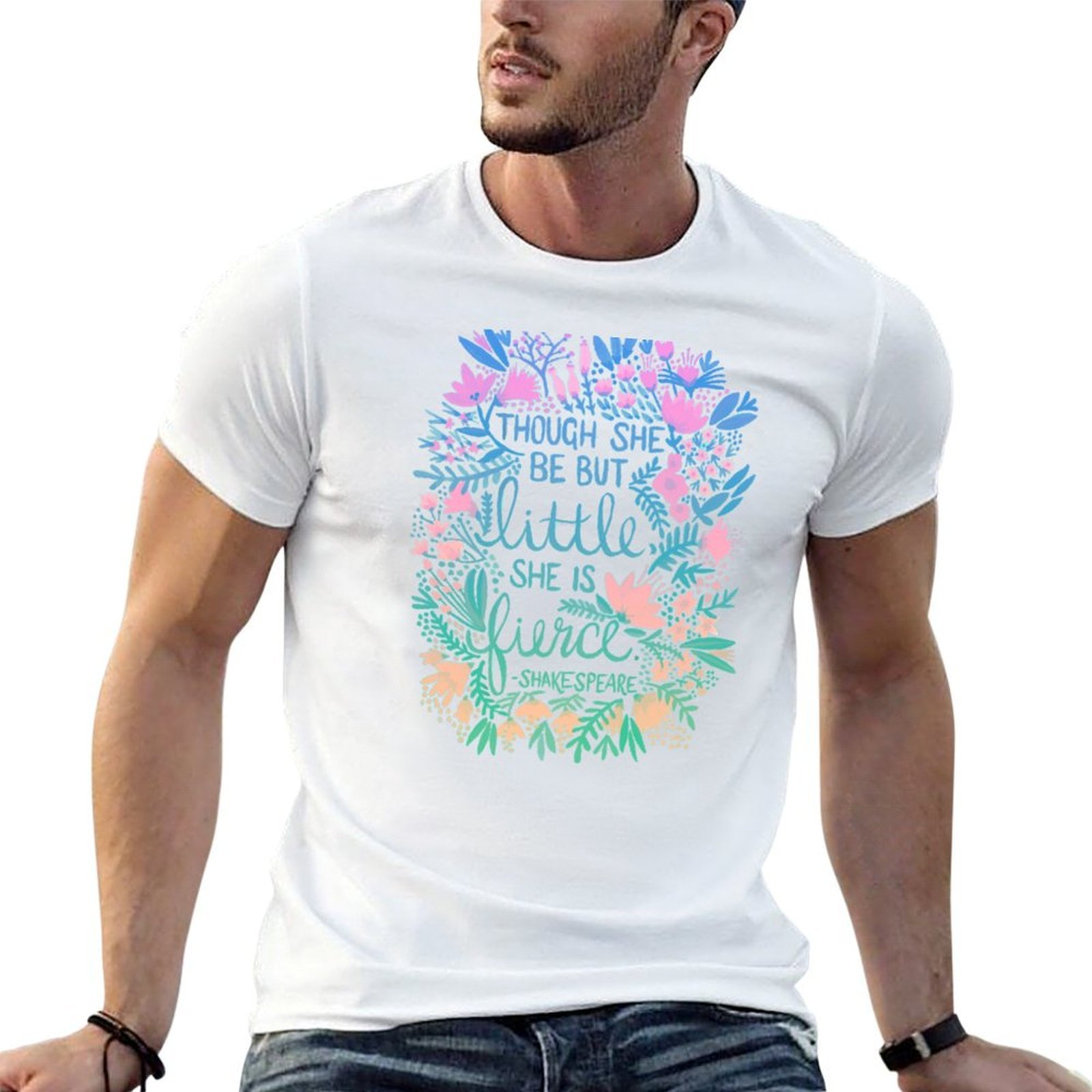 Little & Fierce – T-shirt com  - Vintage Fashion Archive avaliação e preço