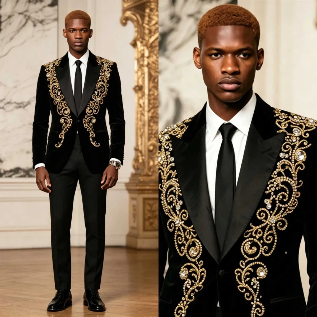 Ternos de Casamento Vintage em - Velvet Blazer Vintage avaliação e preço
