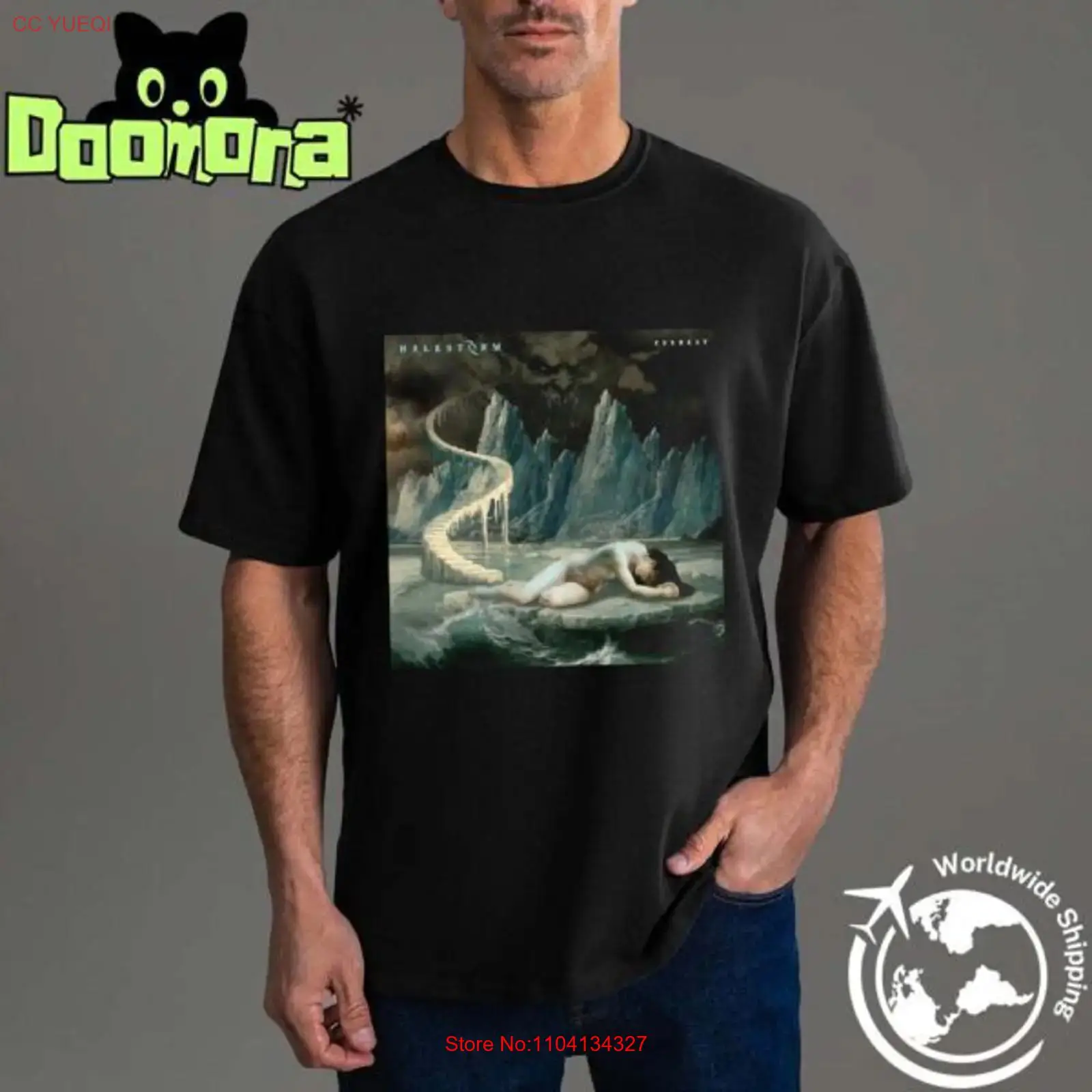 Camiseta Halestorm Eve Rest co - Vintage Fashion News avaliação e preço