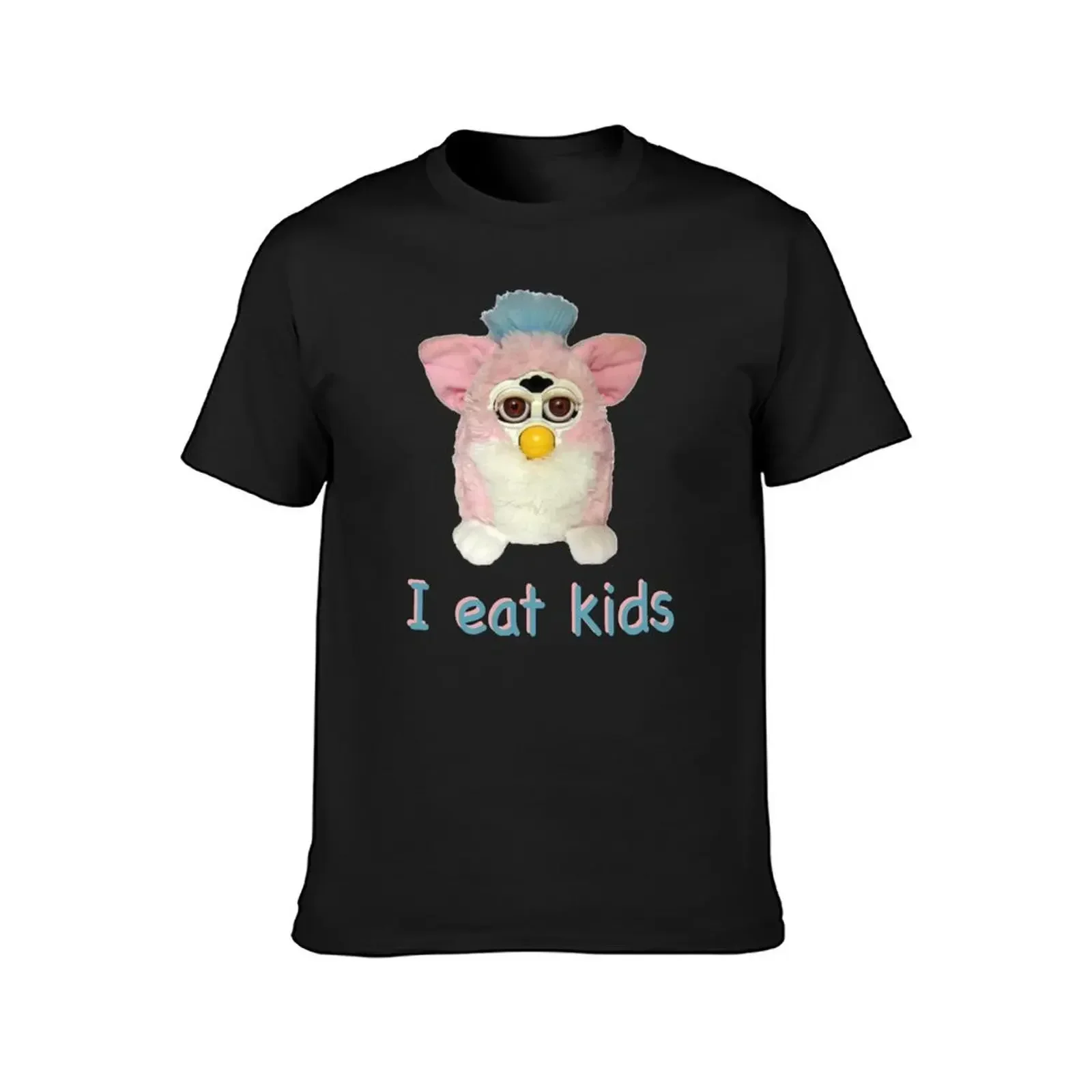 Camiseta masculina Furby I eat - Vintage Fashion Archive avaliação e preço