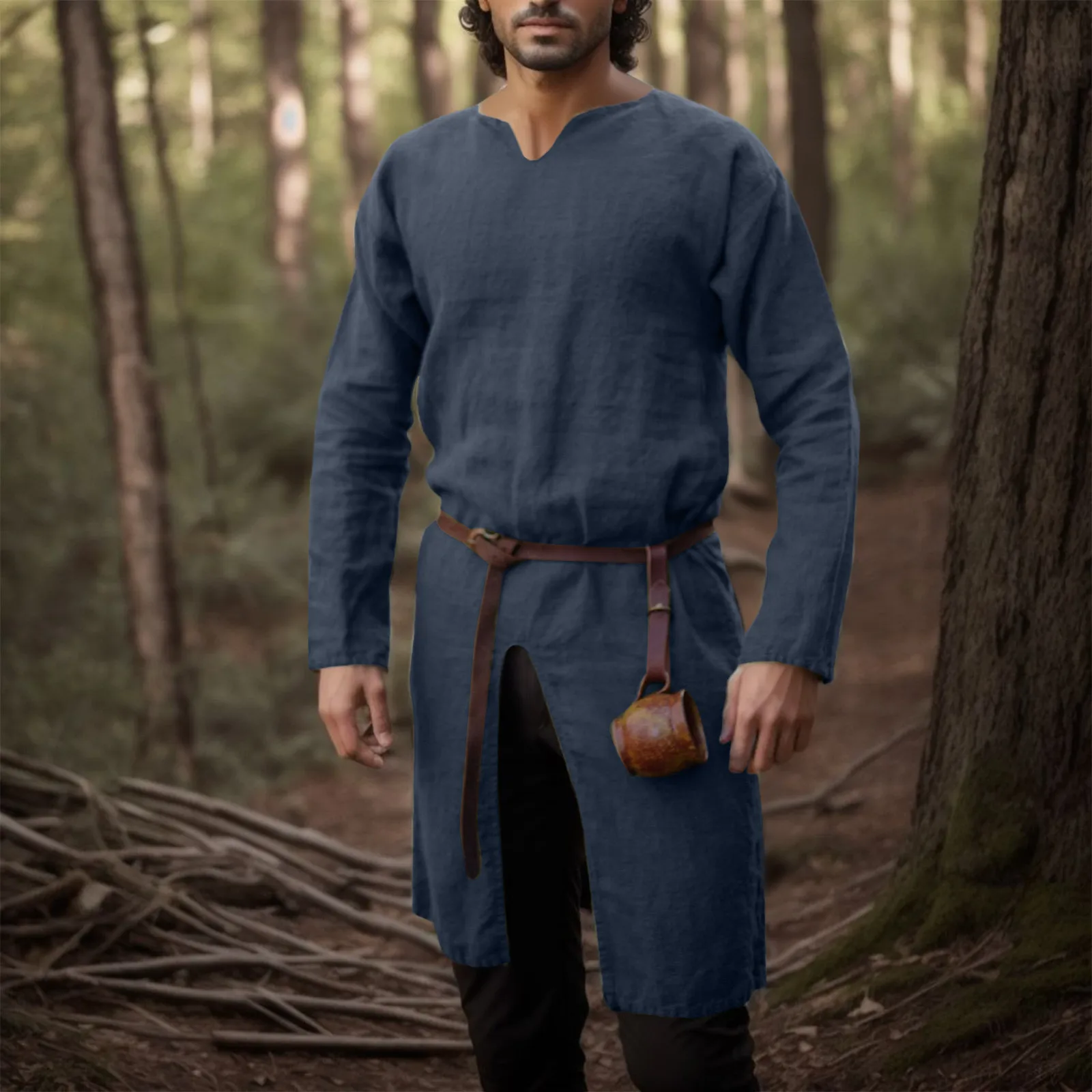 Camisa Retro Medieval Renascen - Vintage Fashion Jacket avaliação e preço