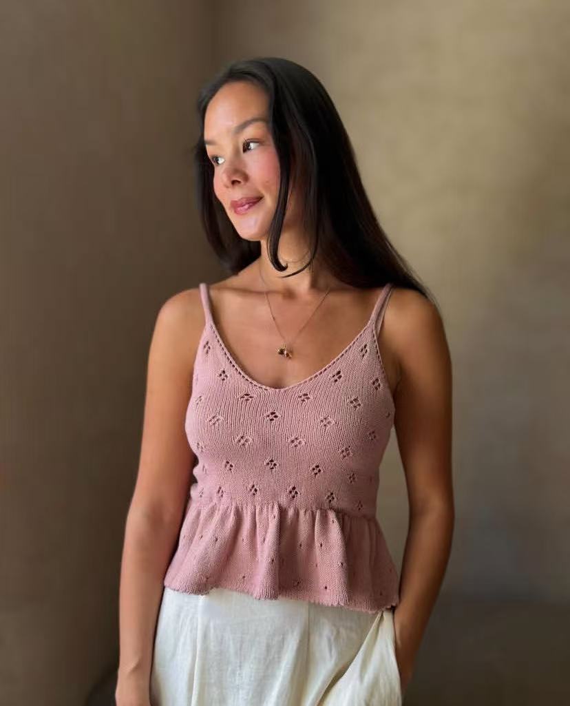 Top de Alça com Decote em V e  - Vintage Fashion Retro Outfit avaliação e preço