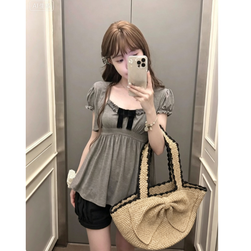 Conjunto de Tops em Duas Peças - Vintage Fashion Retro Outfit avaliação e preço