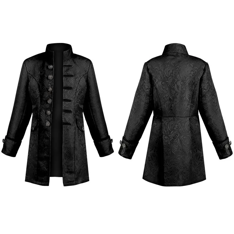 Medieval steampunk casaco meni - Vintage Fashion Jacket avaliação e preço