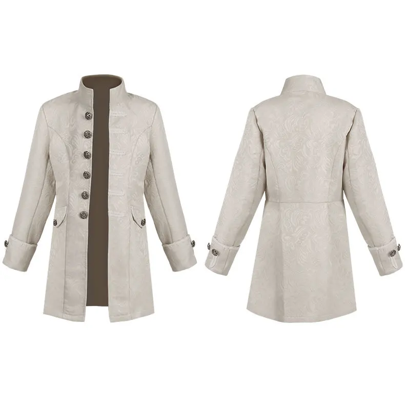 Medieval steampunk casaco meni - Vintage Fashion Jacket avaliação e preço